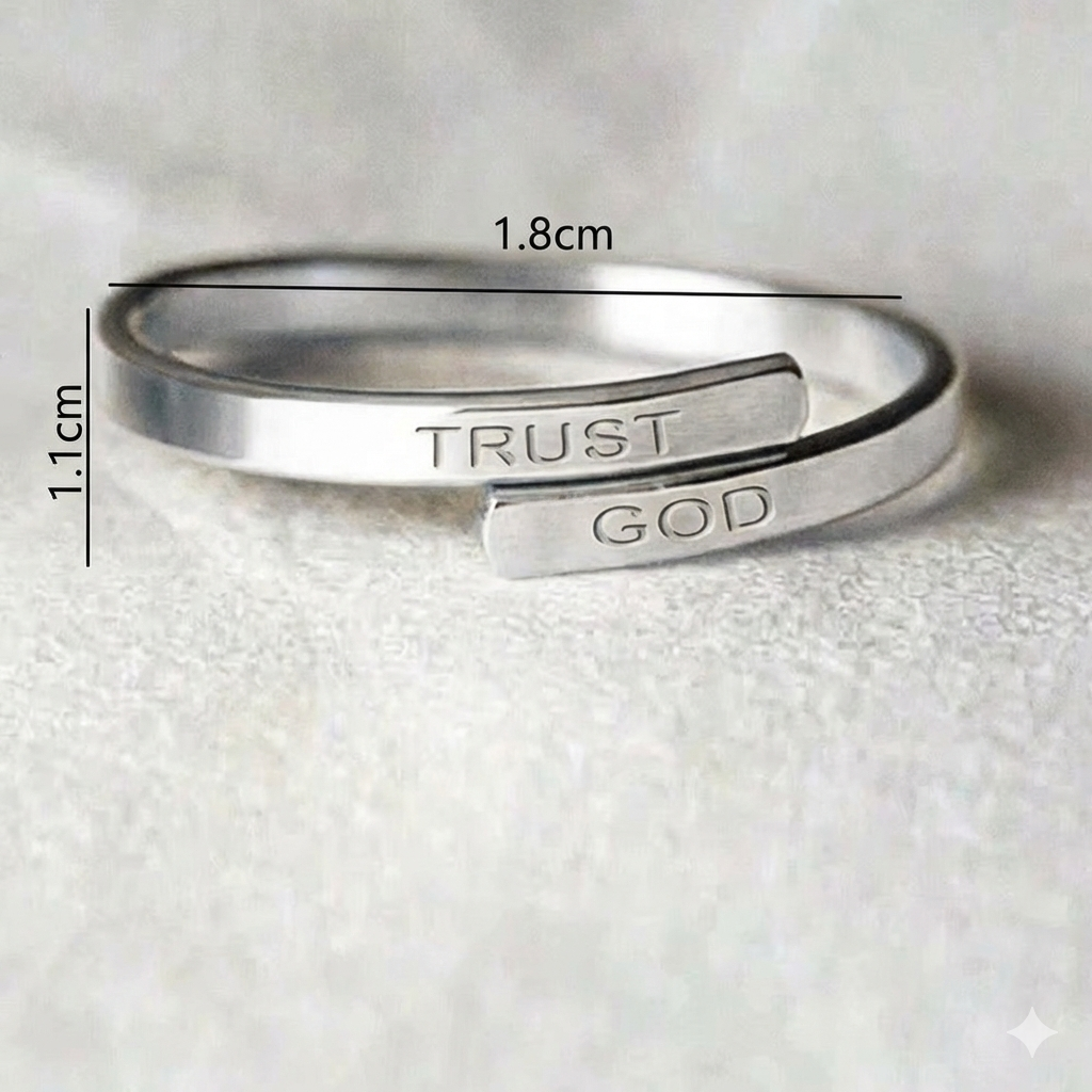 Trust God Ring
