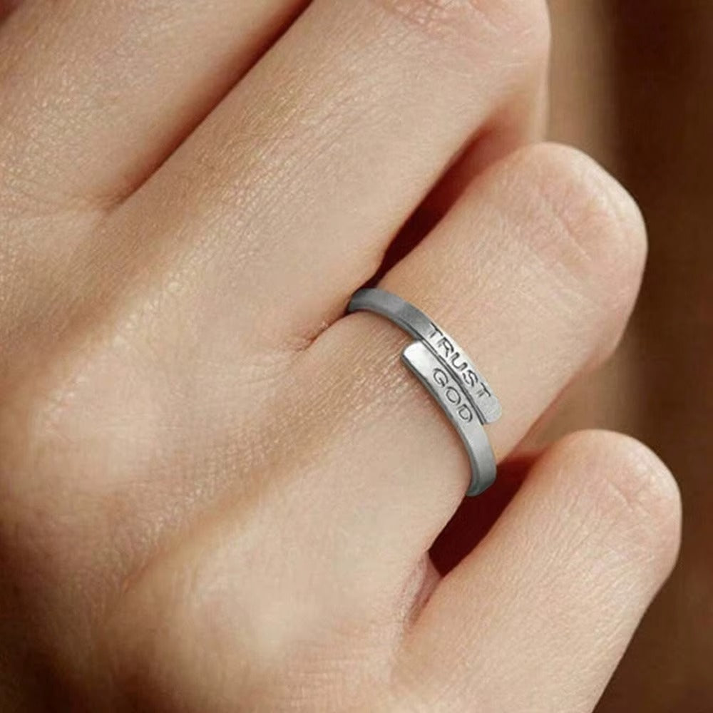 Trust God Ring